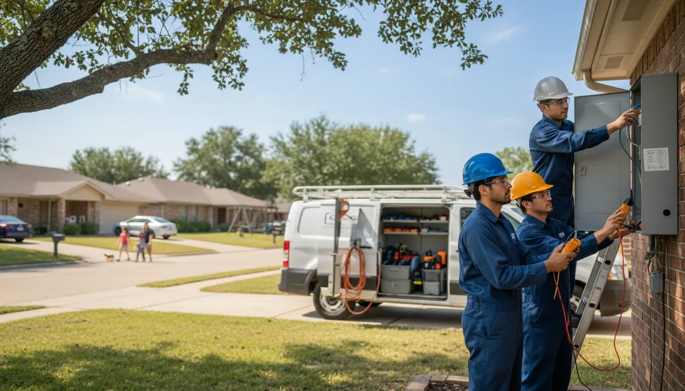 Certified electrician providing emergency electrical services in Stilwell, KS